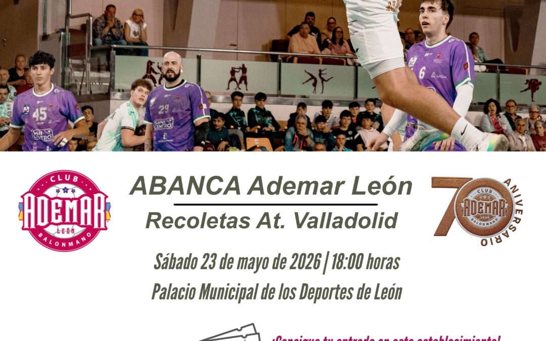 León es Comercio colabora en la campaña «¡El comercio de León te lleva al balonmano!»