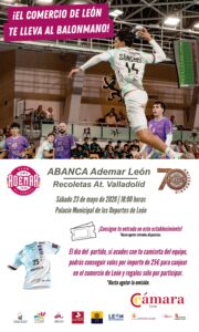 León es Comercio colabora en la campaña ¡El comercio de León te lleva al balonmano!